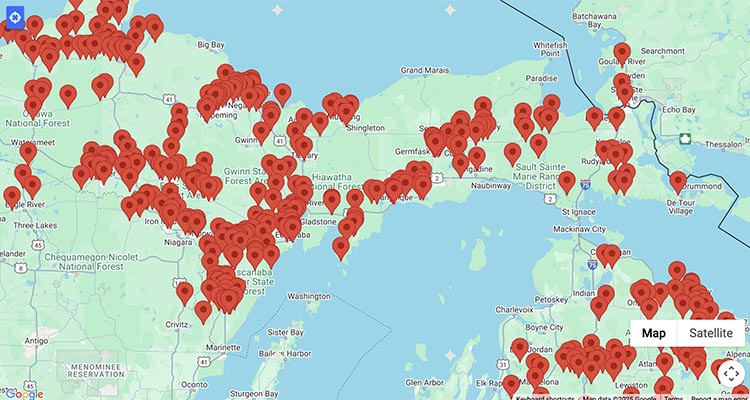 Google map image of trainees